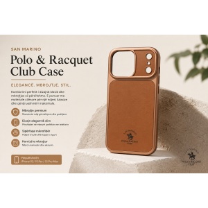 Kellef San Marino Polo & Racquet Club – Premium Leather Case