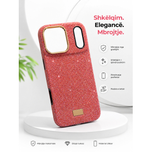 Kellef Crystal Rose Case-IPHONE 17 PRO MAX