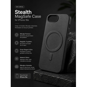 Kellef Onyx Shield MagSafe Protective Case for iPhone 16e 📱🛡️.