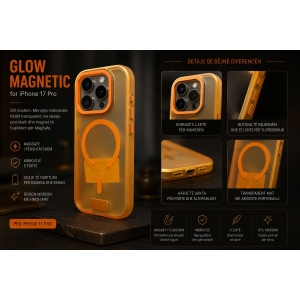 Kellef 17-Pro🟠 Glow Magnetic Case